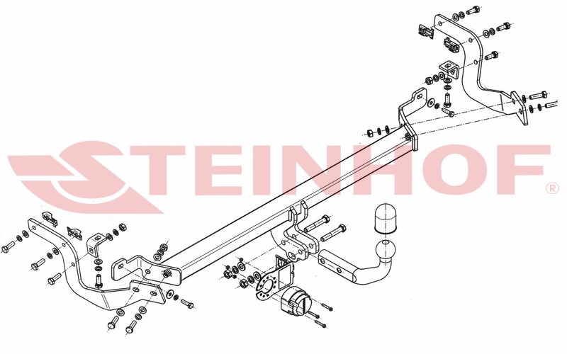 Vlečna kljuka Peugeot 2008 - od 04/2012 do 2019